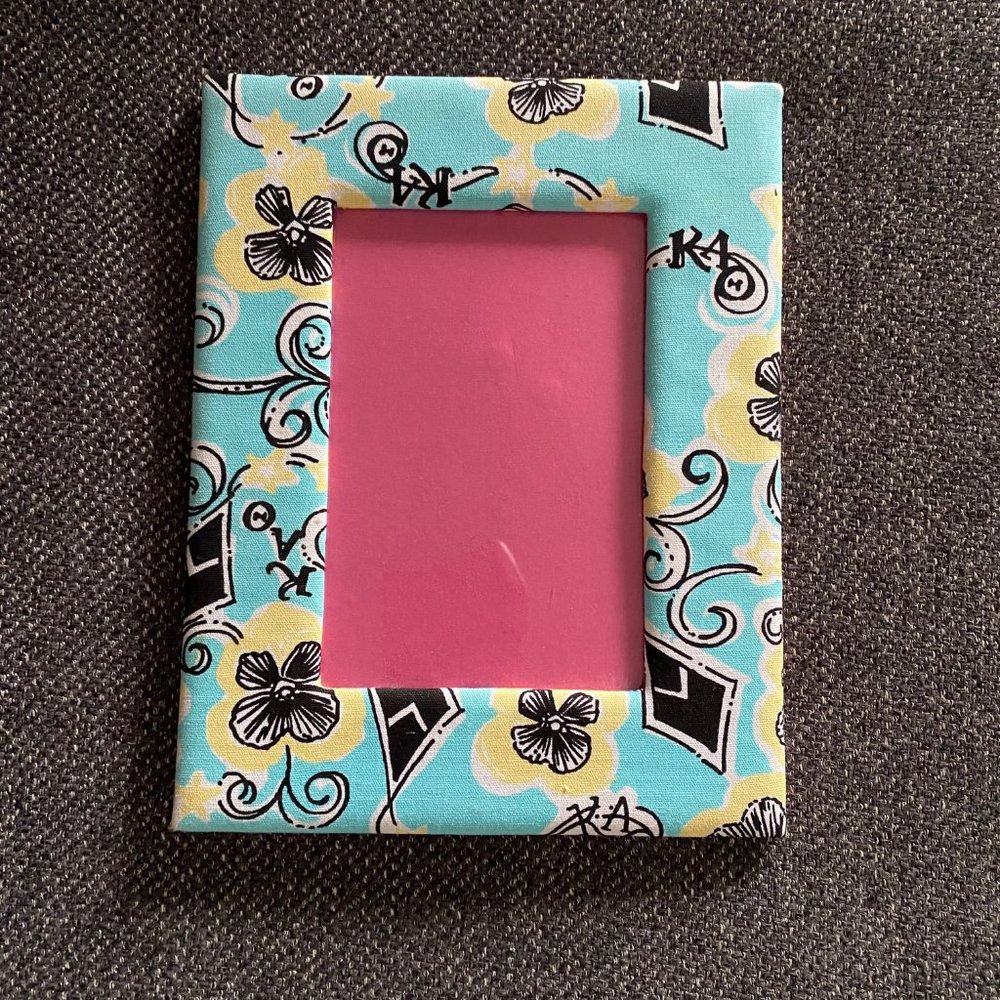 Lilly Pulitzer Kappa Alpha Theta print photo frame